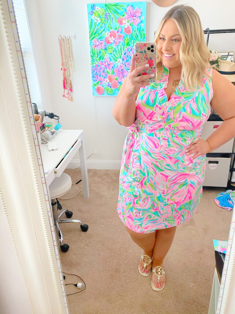 Lilly pulitzer sale romee wrap dress