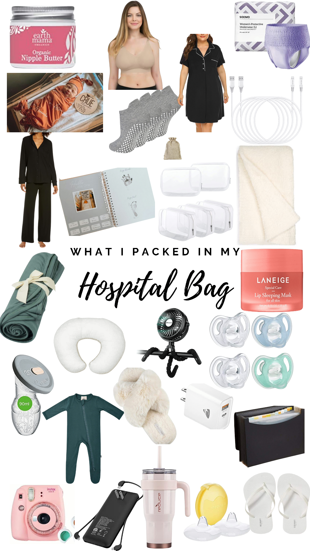 Baby // What's in my Hospital Bag with M&S* // AD - Roses and Rolltops