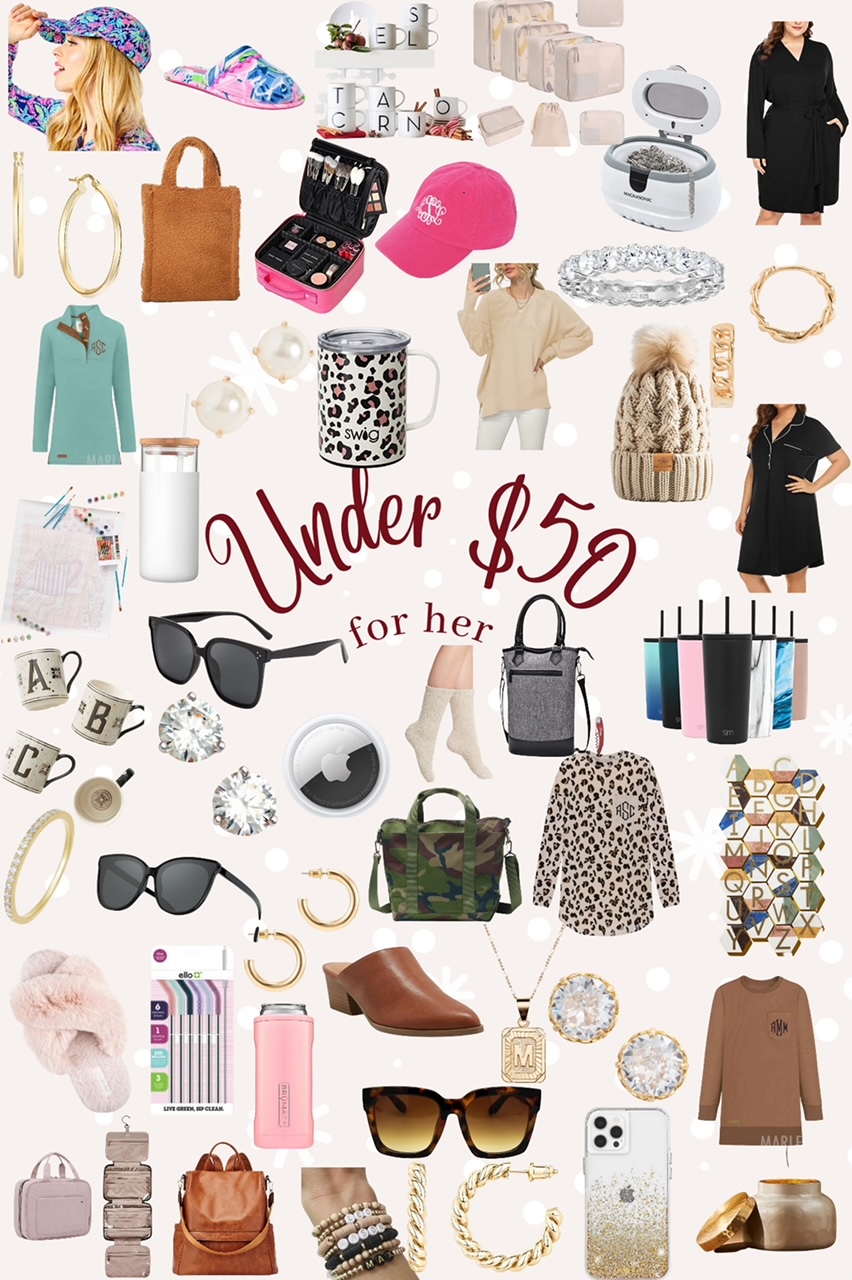 Gift Guide for Her under $50 - Life with Emily